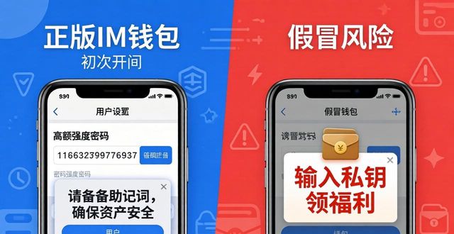 三步辨别IM钱包真假下载链接，安全避坑指南